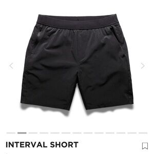 Ten thousand black interval short 7” mens size medium unlined Good condition
